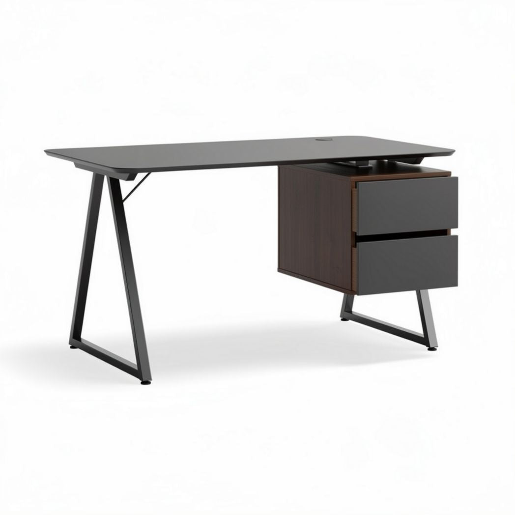 Bureau met een modern ontwerp en een geïntegreerde lade van 140 x 70 x 75cm
